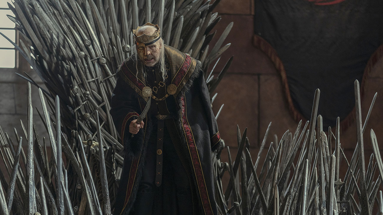 Paddy Considine as King Viserys I Targaryen on HBO’s House of the Dragon.